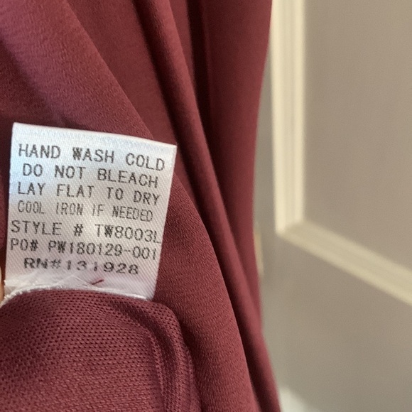 Wishlist apparel Elastic Neckline Top - Mulberry - Picture 10 of 14